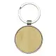 Circular Recycled Zinc Alloy Keyring w/ Bamboo