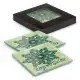 Venice Glass Coaster - Set of 2 - Square - Full Colour