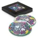 Venice Glass Coaster - Set of 2 - Round - Full Colour