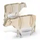 BRANDCRAFT Cow Wooden Model