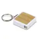 Bamboo Tape Measure Key Ring