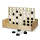 NATURA Quattro Wooden Four-in-a-Row Game
