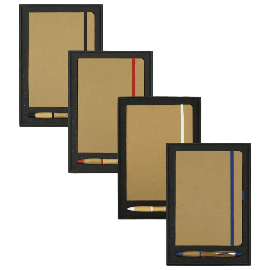 Gift Set w/ JB1022 Colour Bound Journal & 4104 Nash Bamboo Pen