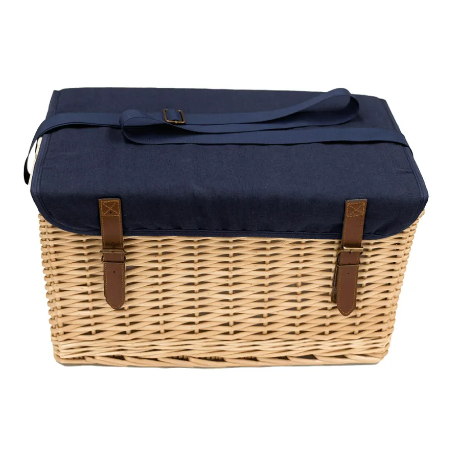 Trekk Wicker Basket w/ Picnic Table
