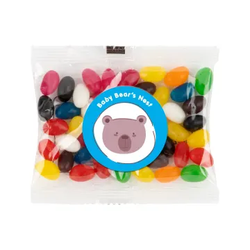 Assorted Colour Mini Jelly Beans in 50 Gram Cello Bag - image 4