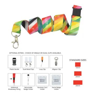 Azure Sublimated Lanyard - image 2