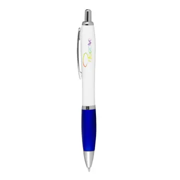 Nash Ballpoint Pen w/ White Barrel & Coloured Grip - image 12