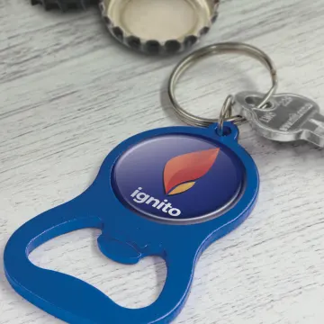 Chevron Bottle Opener Key Ring - image 7