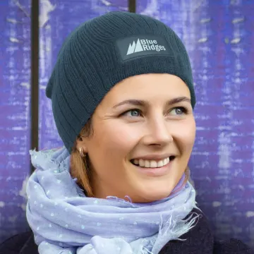 Nebraska Cable Knit Beanie with Patch - image 8