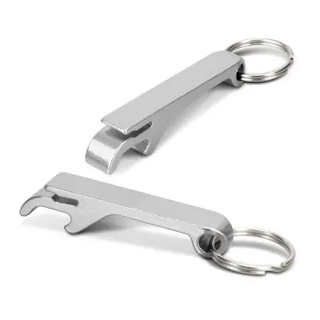 Snappy Metal Bottle Opener Key Ring - image 2