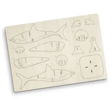 BRANDCRAFT Shark Wooden Model - image 4