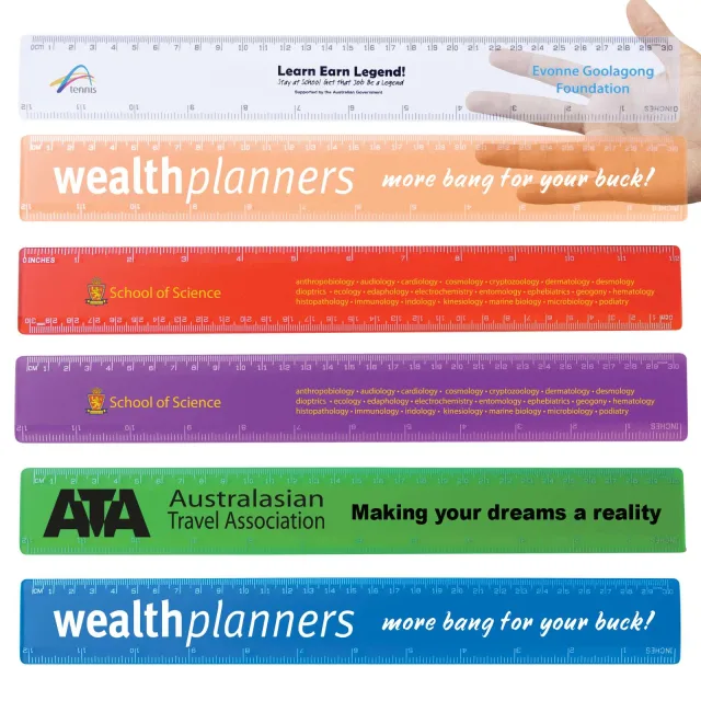 Transparent 30cm Ruler - image 1