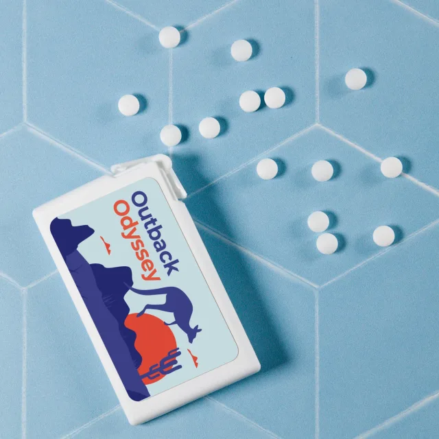 Rectangular Sugar Free Breath Mints - image 1