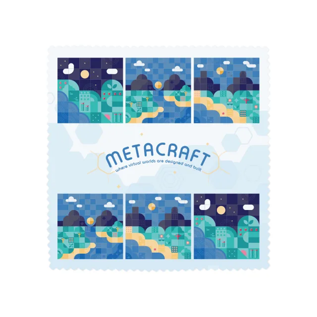 Zig Zag RPET Microfibre Lens Cloth - image 1