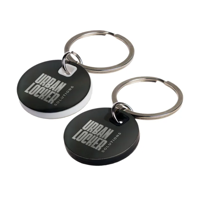 Circle Stainless Steel Keytag - image 1