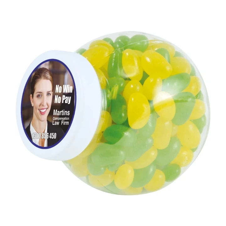 Corporate Colour Mini Jelly Beans in Container - image 1