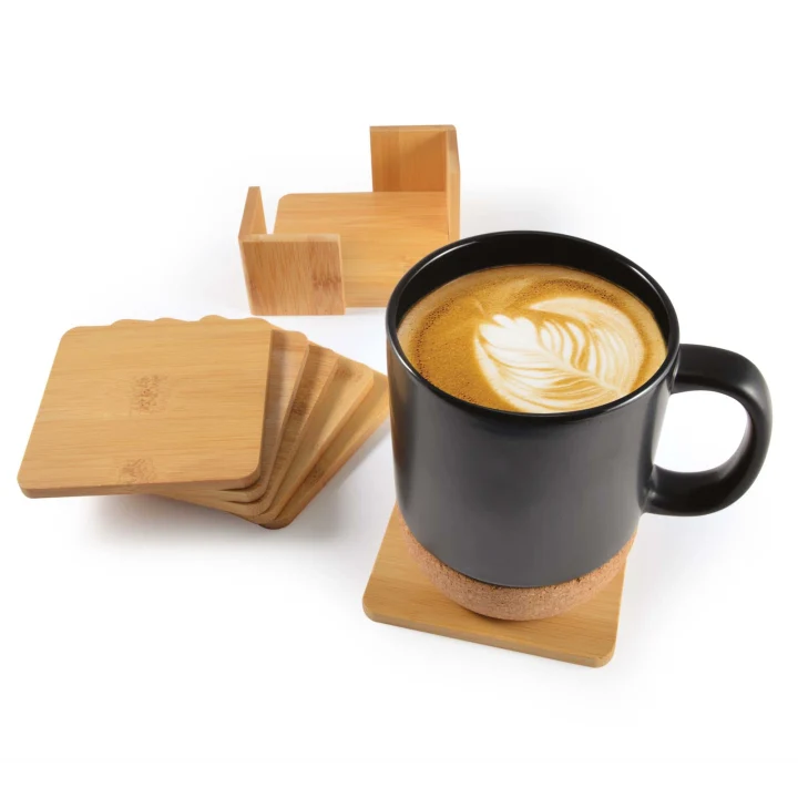Tropic Bamboo Coasters Set of 6 - image 2