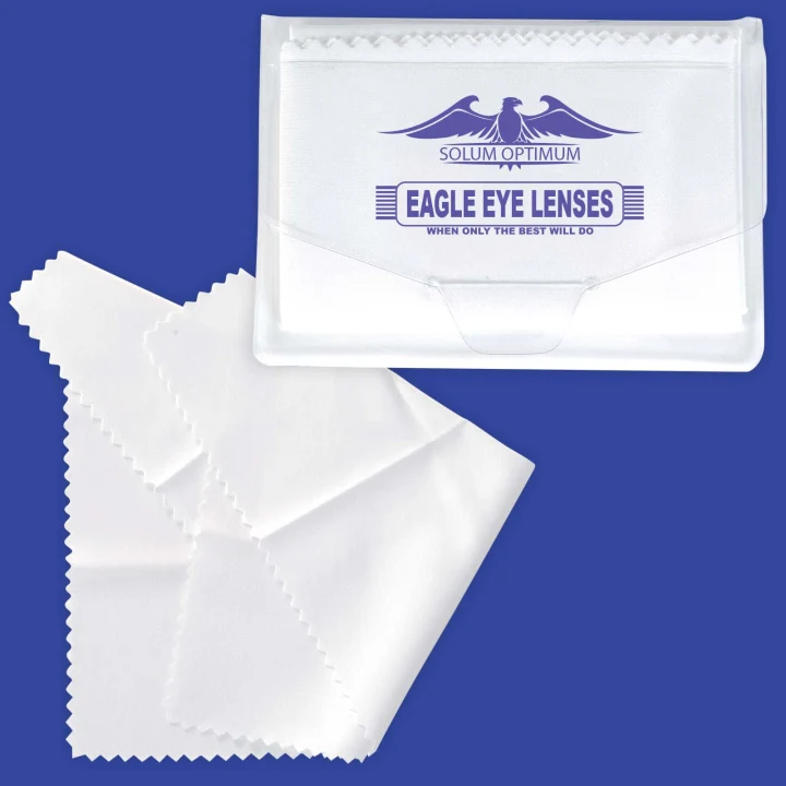 White Microfibre Lens Cloth - image 1
