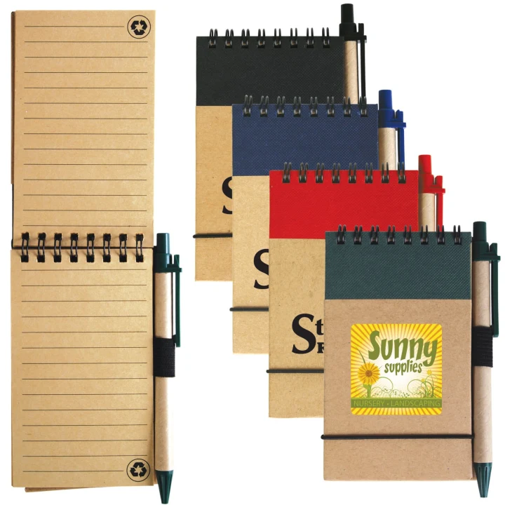 Tradie Cardboard Notebook with Pen - image 1