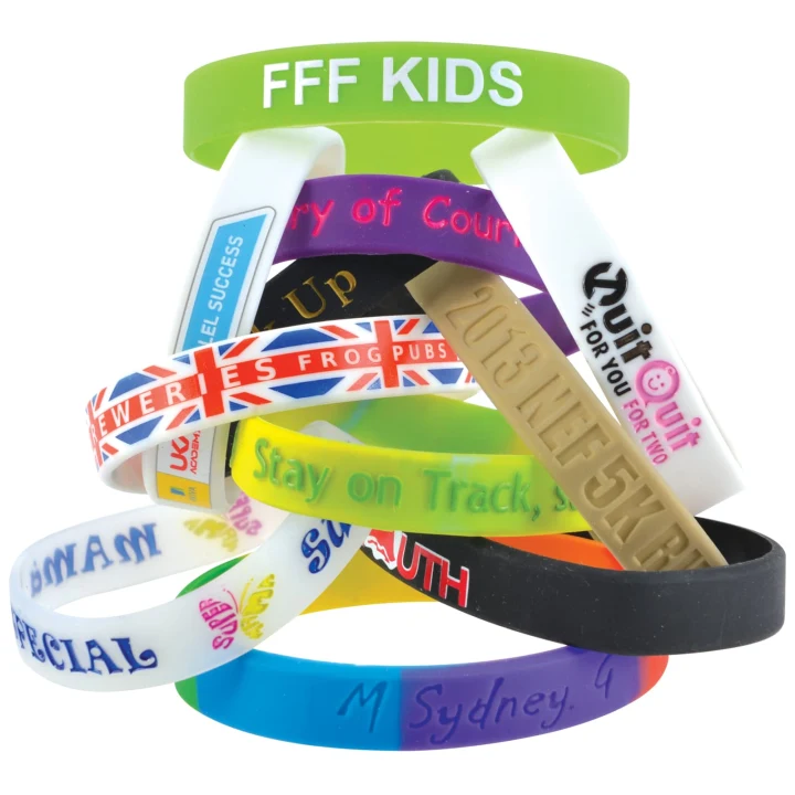 12mm Wide Silicone Wrist Band - image 1