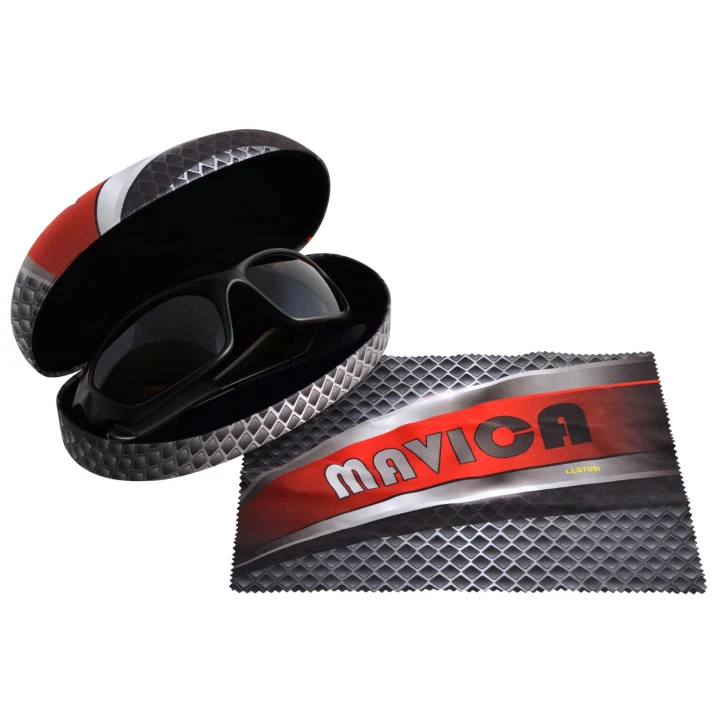 Hard Sunglasses Case with Lens Cloth - image 1