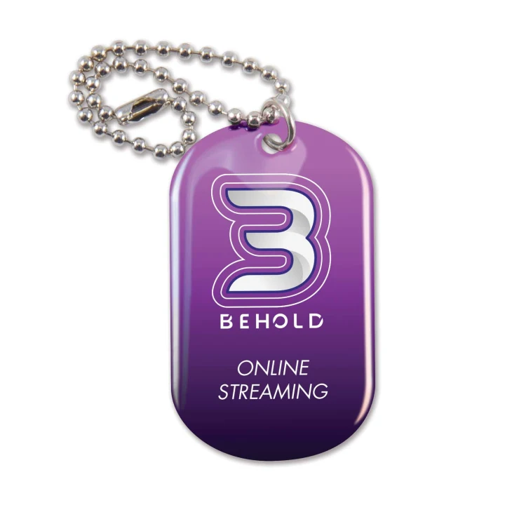 Dog Tag Keychain - image 1