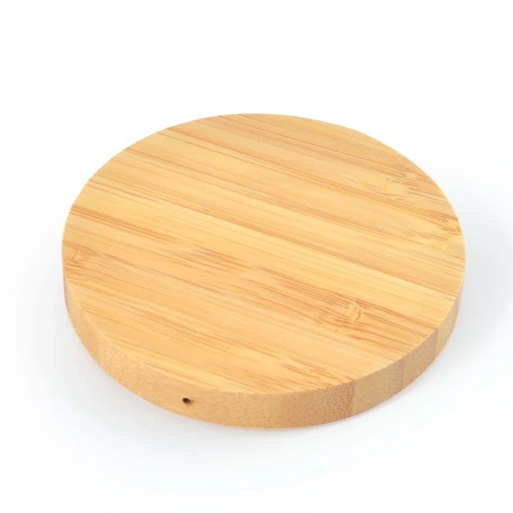 Arc Round Bamboo Wireless Charger - image 10