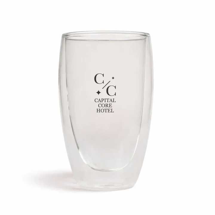 Sierra 450ml Double Wall Glass Cup - image 1
