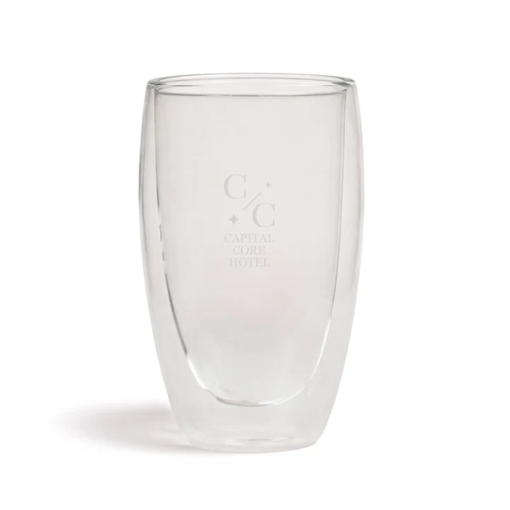 Sierra 450ml Double Wall Glass Cup - image 8