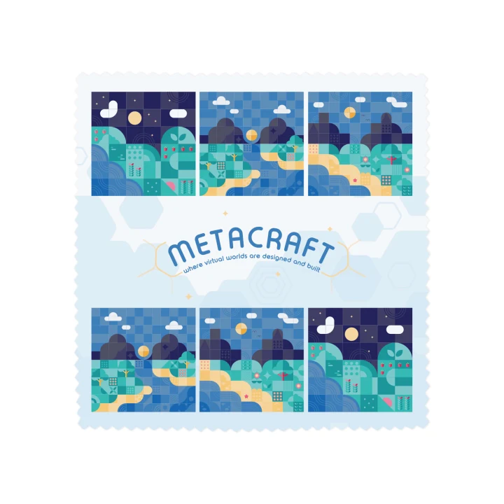 Zig Zag RPET Microfibre Lens Cloth - image 1