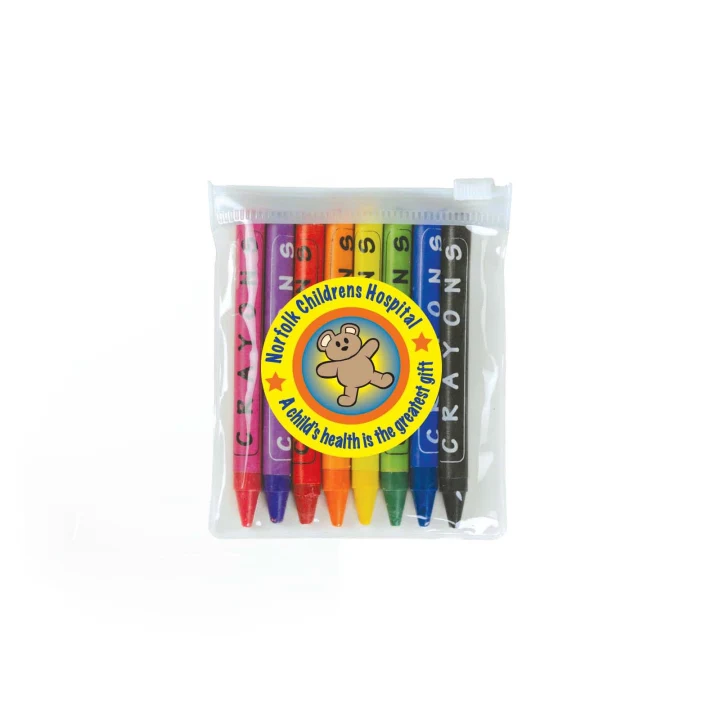 Louvre Crayons in PVC Zipper Pouch - image 1