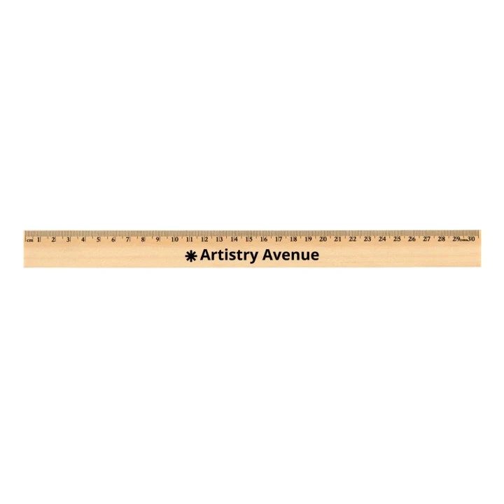 Axis 30cm Wooden Ruler - image 1