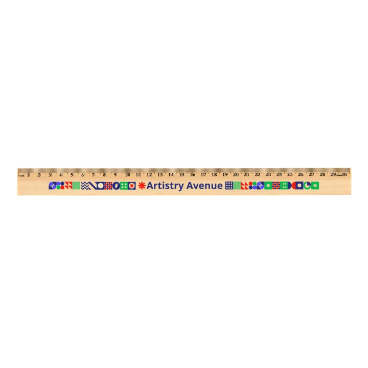 Axis 30cm Wooden Ruler - image 4