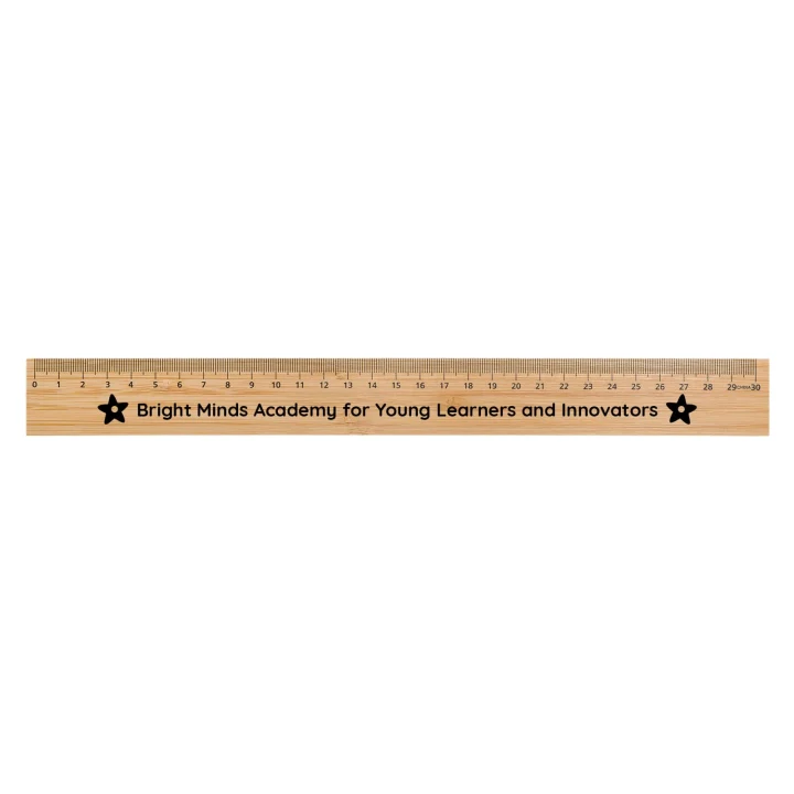 Bamboo 30cm Ruler - image 3