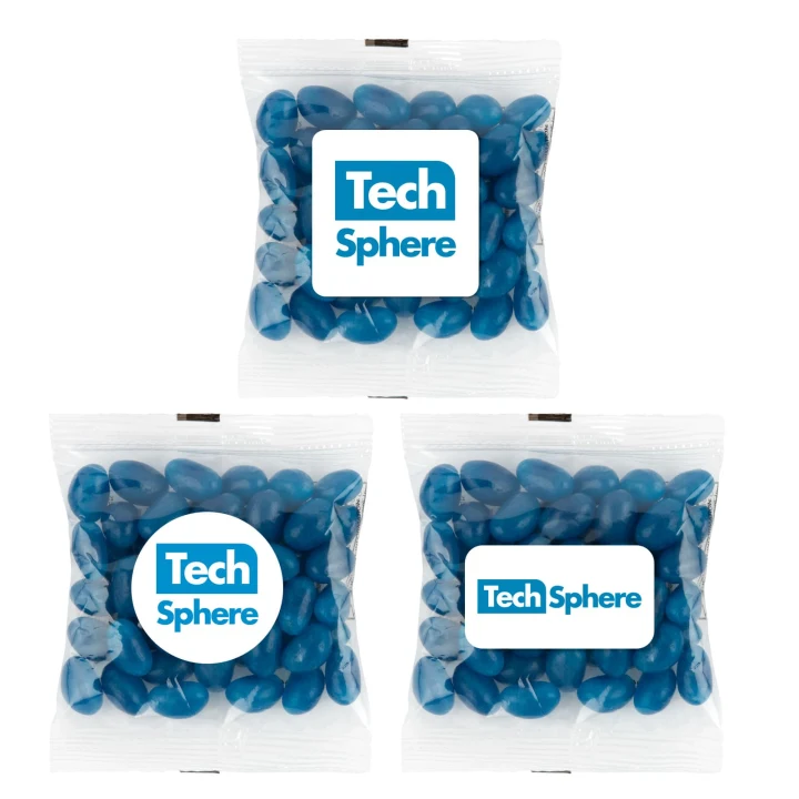 Corporate Colour Mini Jelly Beans in 50 Gram Cello Bag - image 1