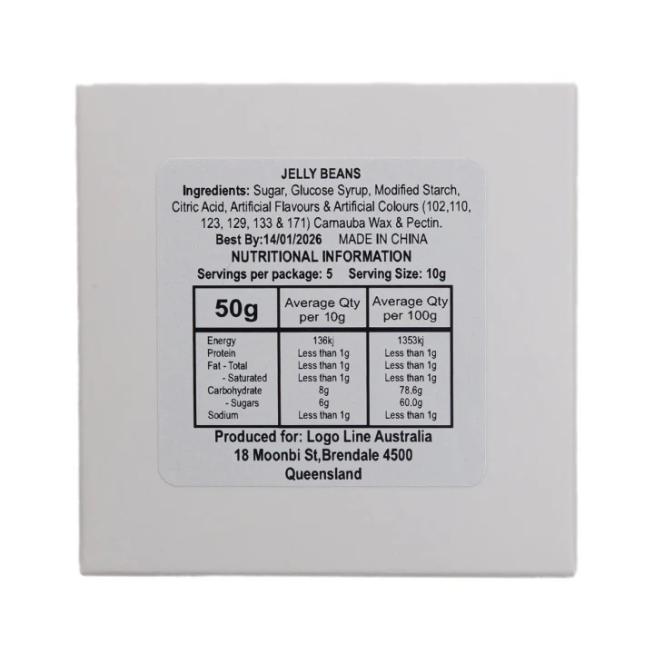 Assorted Colour Jelly Beans in 50g Box - image 4