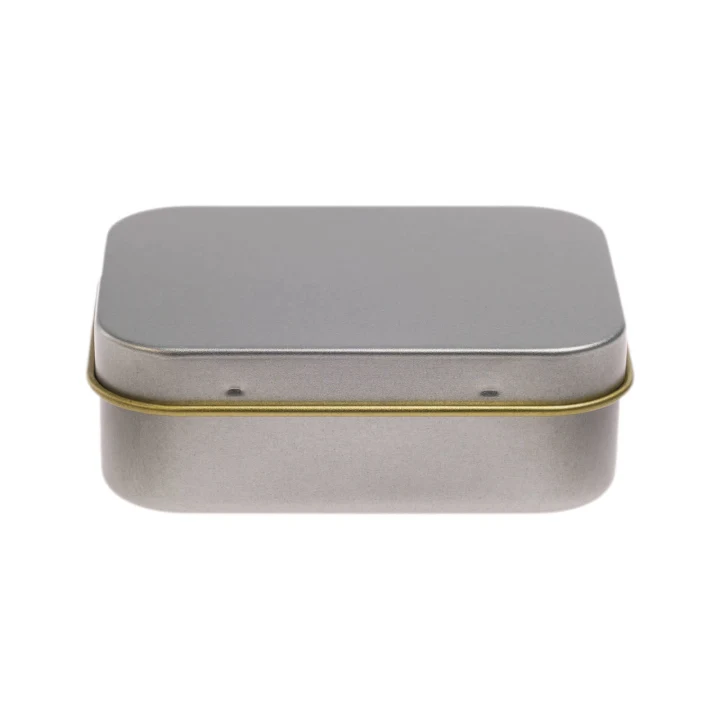 Silver Rectangular Tin - image 2