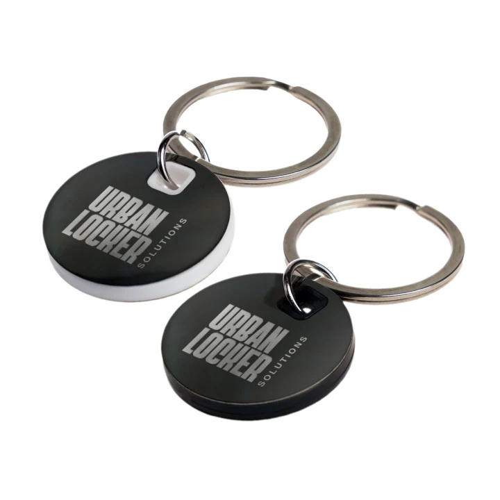 Circle Stainless Steel Keytag - image 1