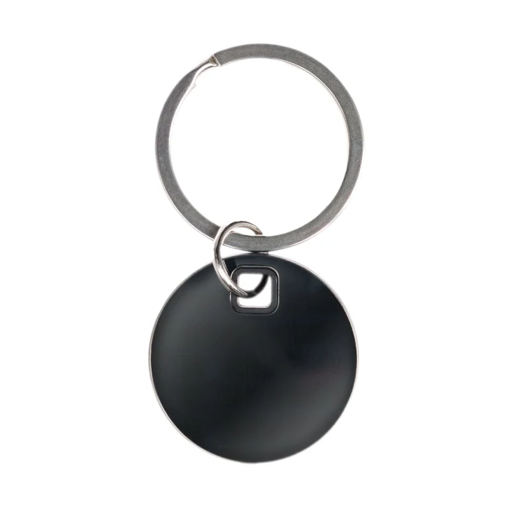 Circle Stainless Steel Keytag - image 6