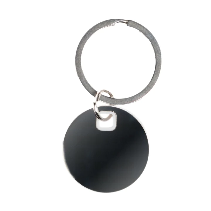 Circle Stainless Steel Keytag - image 5