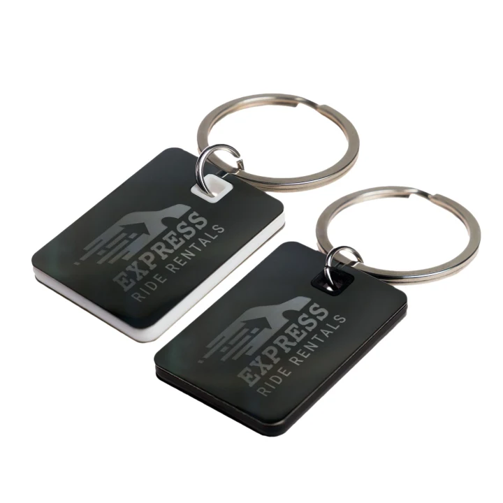 Rectangle Stainless Steel Keytag - image 1
