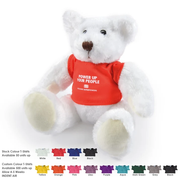 Frosty Plush Teddy Bear - image 1