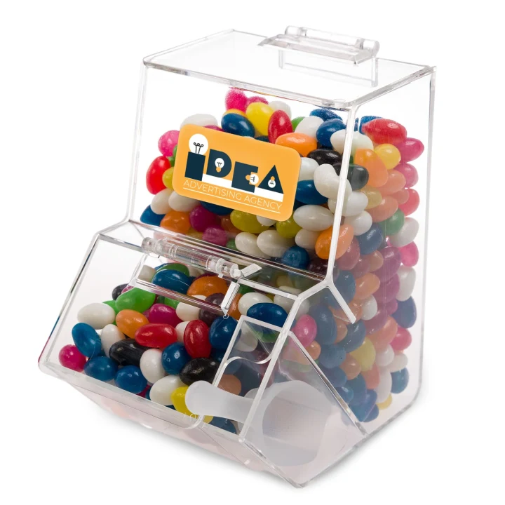Assorted Colour Mini Jelly Beans in Dispenser - image 1