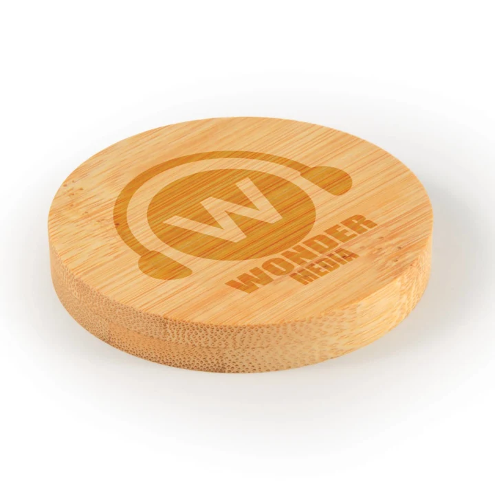 Discus Bamboo Bottle Opener Coaster - image 2