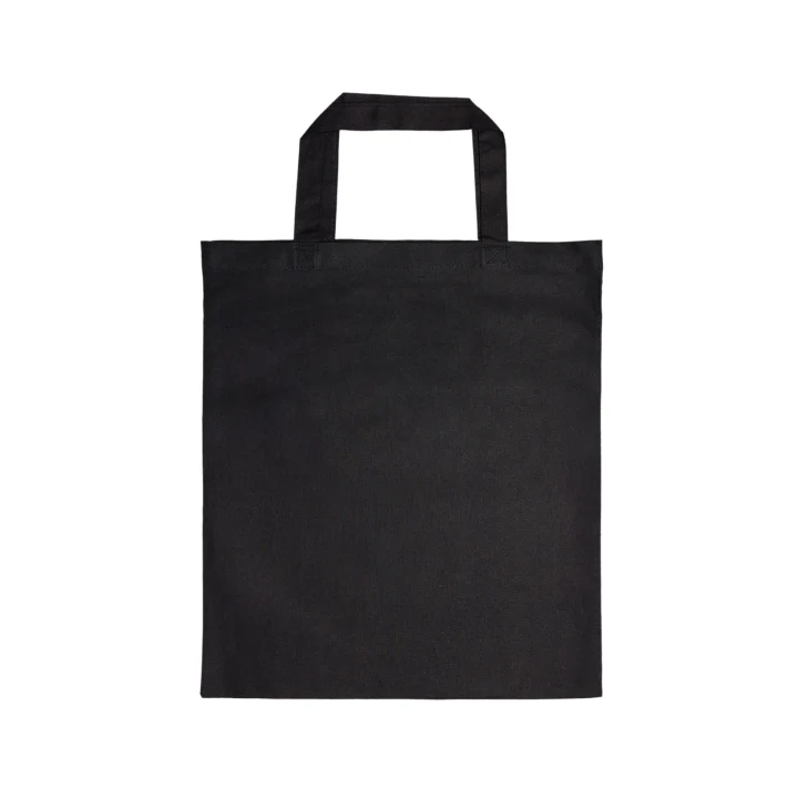 Coloured Cotton Short Handle Tote Bag - image 7