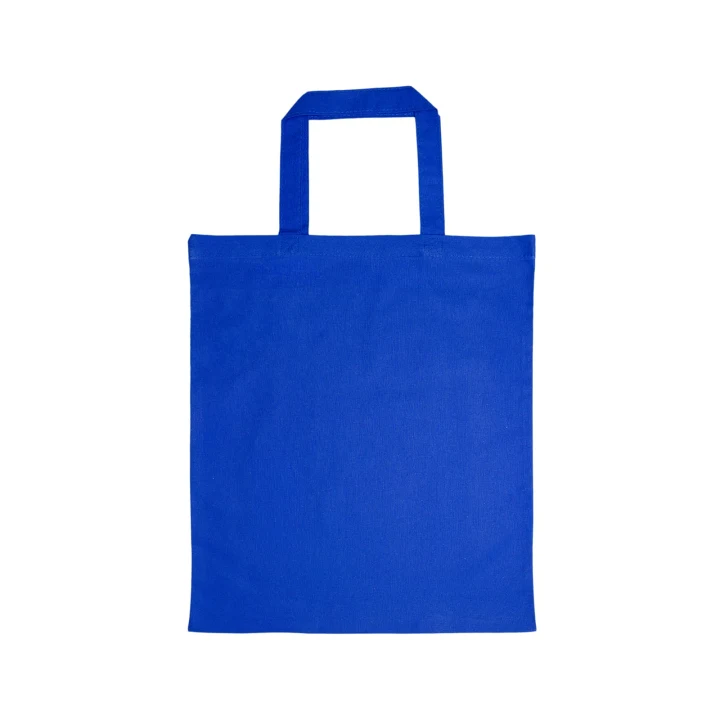 Coloured Cotton Short Handle Tote Bag - image 8