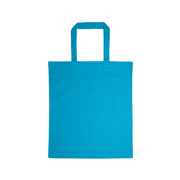 Coloured Cotton Short Handle Tote Bag - image 10
