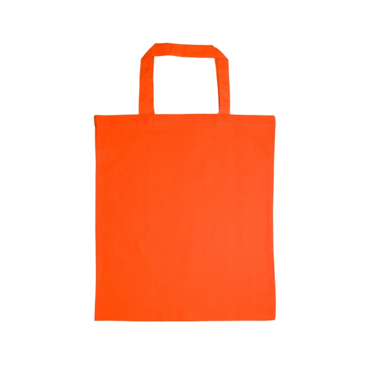 Coloured Cotton Short Handle Tote Bag - image 11