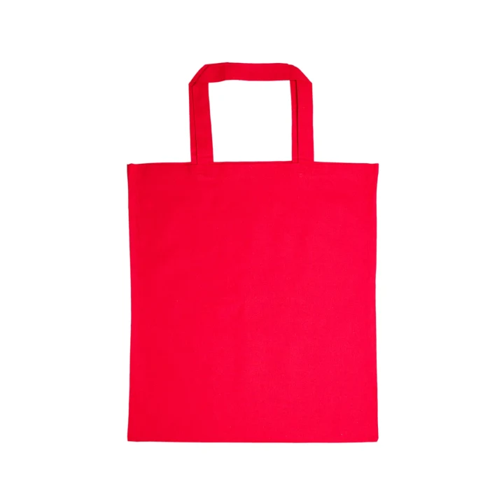 Coloured Cotton Short Handle Tote Bag - image 14
