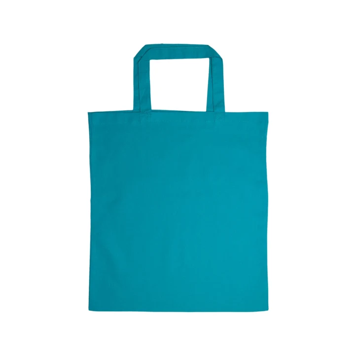 Coloured Cotton Short Handle Tote Bag - image 17